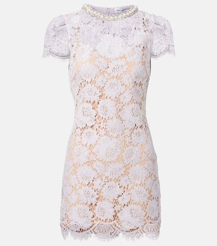 Embellished lace minidress - Self-Portrait - Modalova