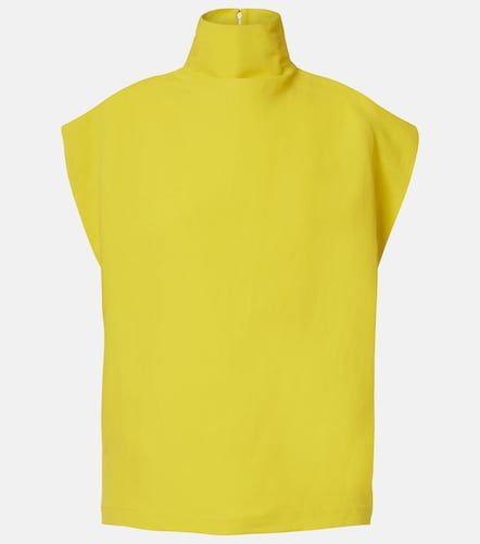 Alaïa Top de cuello alto de popelín - Alaia - Modalova