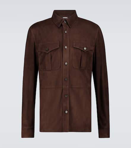 Barron suede overshirt - Ralph Lauren Purple Label - Modalova