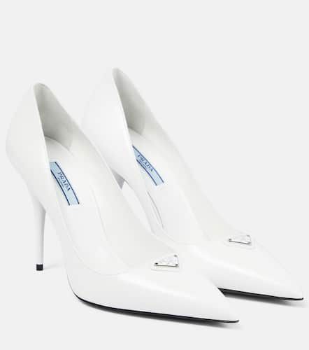 Prada Logo leather pumps - Prada - Modalova