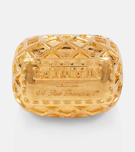 Balmain Anello con logo - Balmain - Modalova