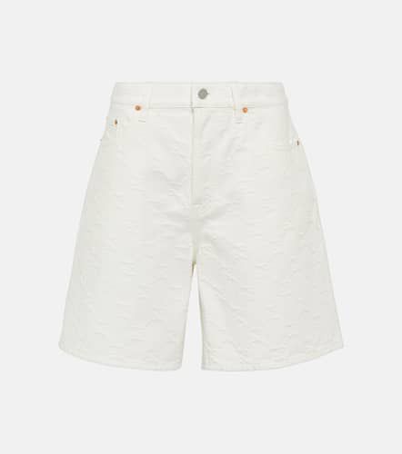 High-Rise Bermuda-Shorts aus Denim - Gucci - Modalova