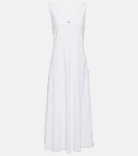 Vince Linen-blend midi dress - Vince - Modalova