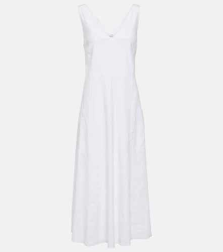 Vince Linen-blend midi dress - Vince - Modalova