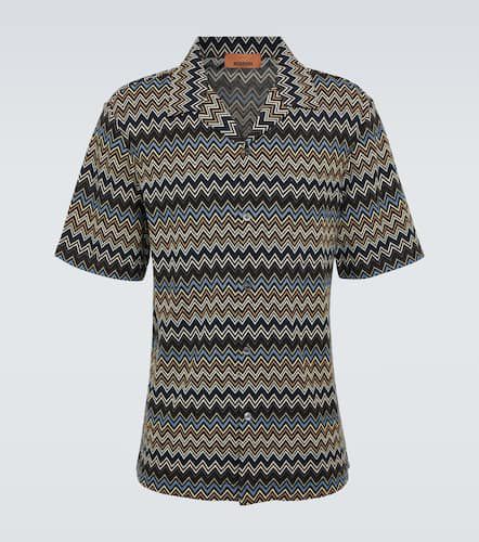 Camicia bowling Zigzag in cotone - Missoni - Modalova