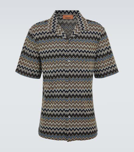 Camisa bowling de algodón en zigzag - Missoni - Modalova