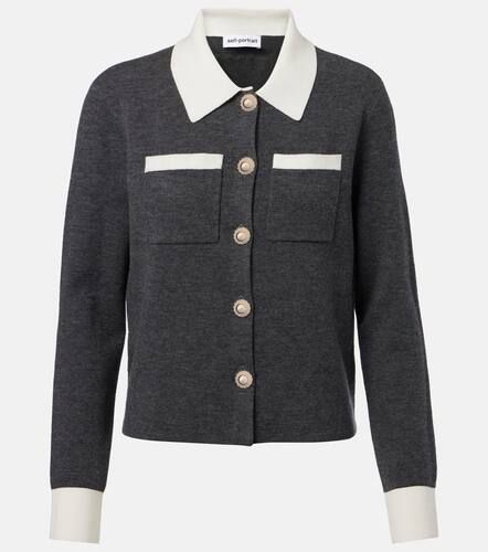 Self-Portrait Wool-blend cardigan - Self-Portrait - Modalova