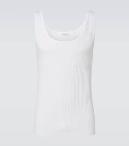 Tank top in maglia a coste - Dries Van Noten - Modalova