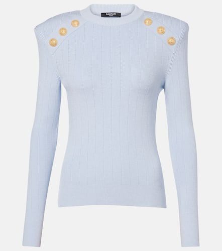 Balmain Top aus Strick - Balmain - Modalova