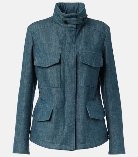 Traveller Mini denim field jacket - Loro Piana - Modalova