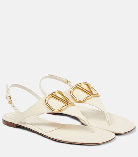 Sandalen VLogo aus Leder - Valentino Garavani - Modalova