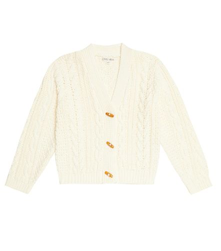 Kamel cotton cable-knit cardigan - Louise Misha - Modalova