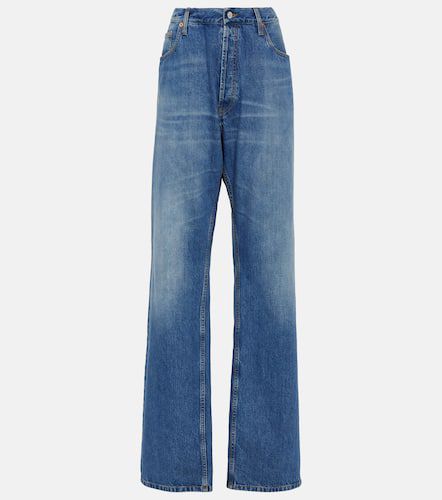 Jeans a gamba larga e vita media - Gucci - Modalova