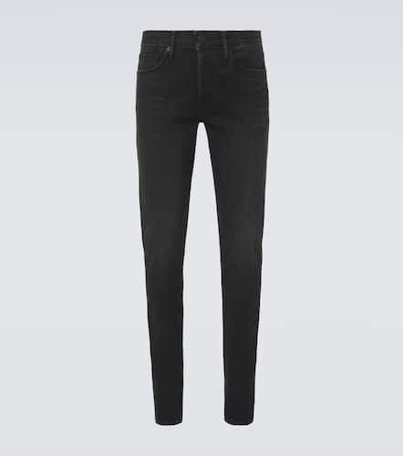 Tom Ford Jeans slim con pelle - Tom Ford - Modalova