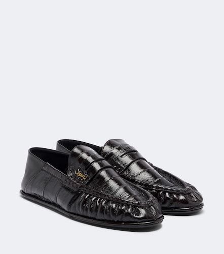 Cassandre croc-effect leather loafers - Saint Laurent - Modalova