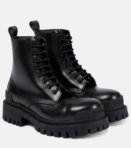 Schnürstiefel Strike aus Leder - Balenciaga - Modalova