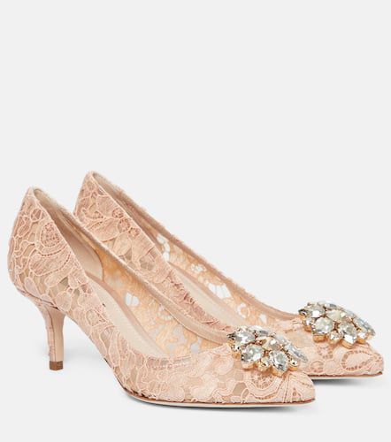 Bellucci embellished lace pumps - Dolce&Gabbana - Modalova