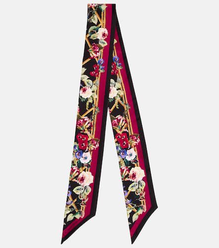 Pañuelo de seda floral - Dolce&Gabbana - Modalova