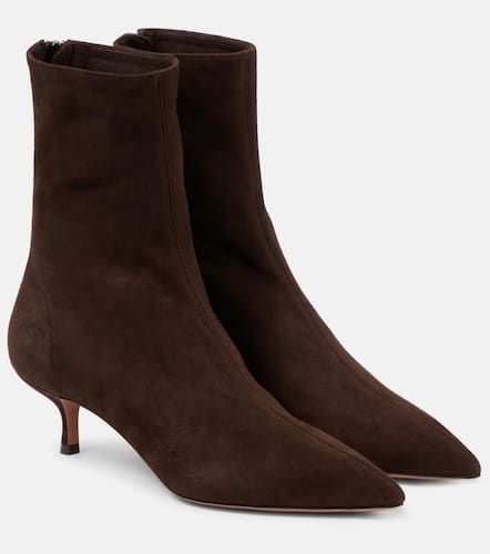 Montmartre 50 suede ankle boots - Aquazzura - Modalova