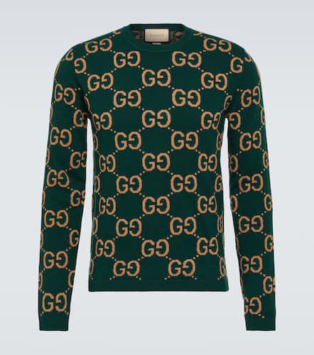 Jersey de lana con GG en jacquard - Gucci - Modalova