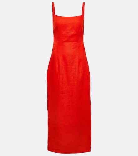 Primrose ruched linen maxi dress - SIR - Modalova