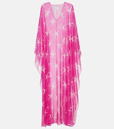 Printed silk chiffon kaftan - Valentino - Modalova