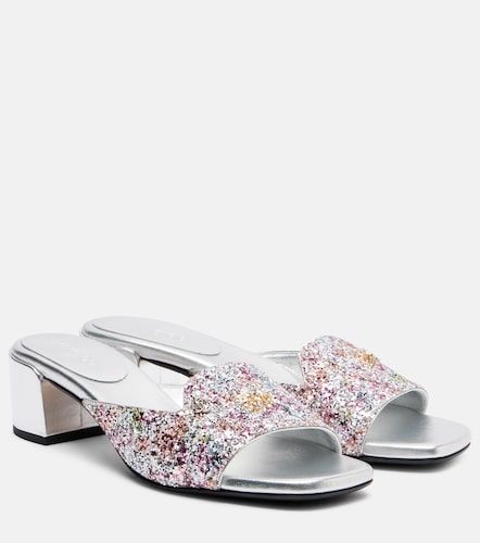 Jimmy Choo Dina 45 glitter mules - Jimmy Choo - Modalova