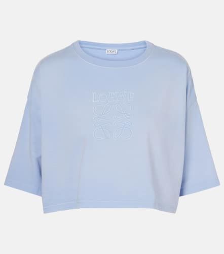 T-shirt Anagram raccourci en coton - Loewe - Modalova