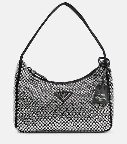 Prada Borsa in raso con cristalli - Prada - Modalova