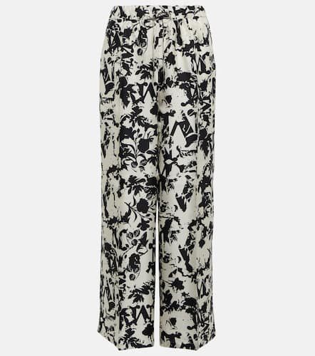 Fiordo printed silk wide-leg pants - Max Mara - Modalova