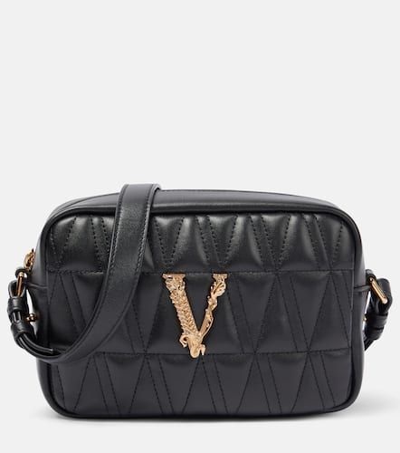 Schultertasche Virtus aus Leder - Versace - Modalova