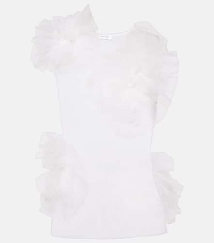 Acne Studios Ruffled mesh tank top - Acne Studios - Modalova