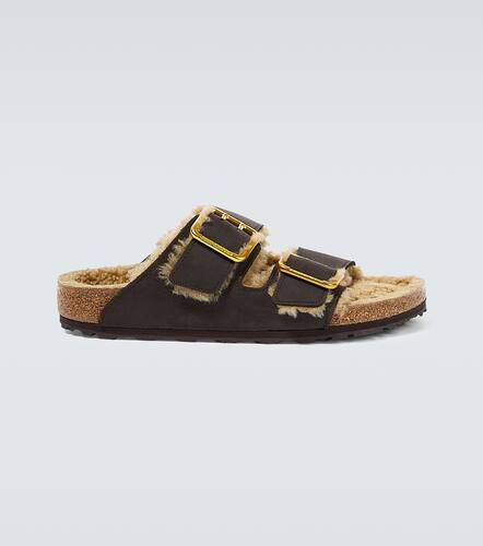 Sandali Arizona in nabuk e shearling - Birkenstock - Modalova