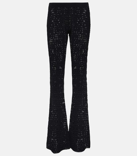 Pantaloni flared in 4G jacquard - Givenchy - Modalova