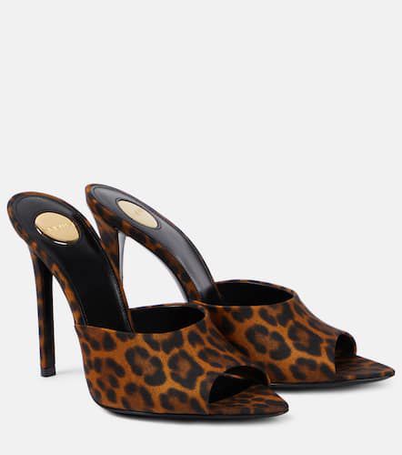 Goldie 110 leopard-print mules - Saint Laurent - Modalova