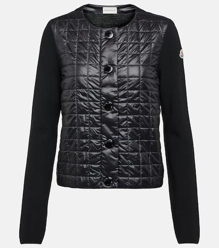 Moncler Wattierte Jacke aus Wolle - Moncler - Modalova