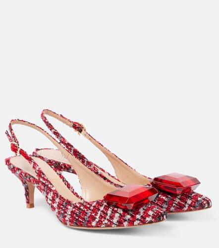 Jaipur bouclÃ© slingback pumps - Gianvito Rossi - Modalova