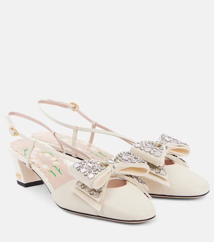 Bowow 45 embellished slingback pumps - Valentino Garavani - Modalova