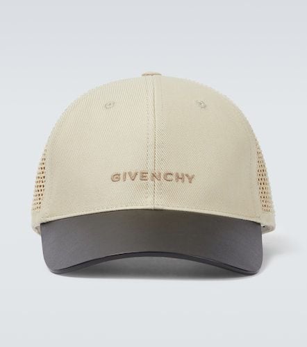 Cotton and leather baseball cap - Givenchy - Modalova