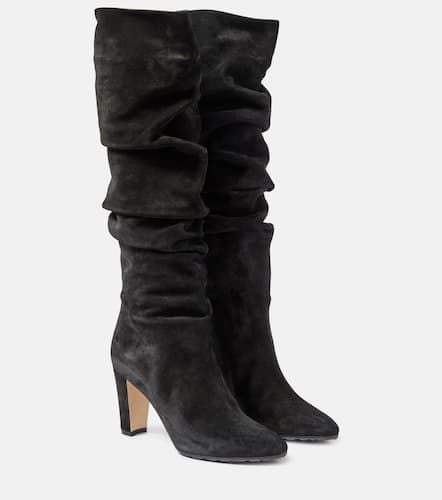 Calassohi 90 suede mid-calf boots - Manolo Blahnik - Modalova