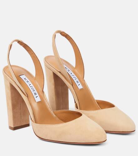 Pumps slingback Talita 105 in suede - Aquazzura - Modalova