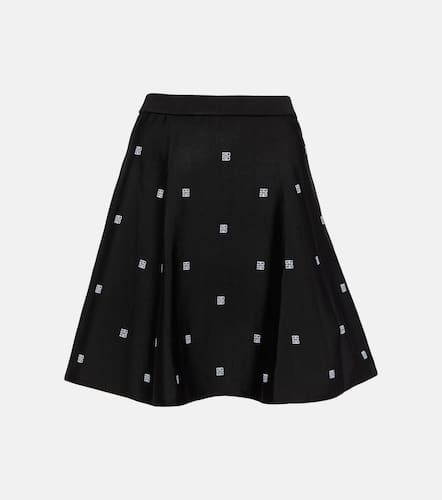 Minifalda 4G de punto en línea A - Givenchy - Modalova