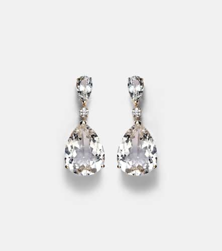 Sophia 14kt earrings with topaz and diamonds - Mateo - Modalova