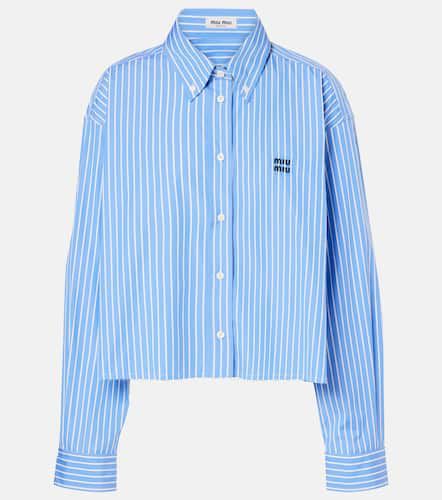 Miu Miu Cotton poplin shirt - Miu Miu - Modalova