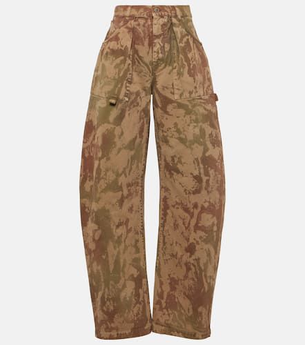 Effie camouflage barrel-leg jeans - The Attico - Modalova