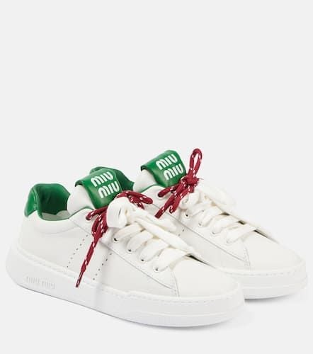 Miu Miu Sneakers in pelle - Miu Miu - Modalova