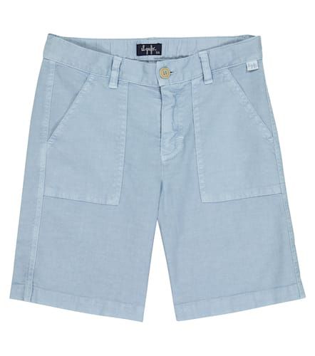 Cotton and linen Bermuda shorts - Il Gufo - Modalova