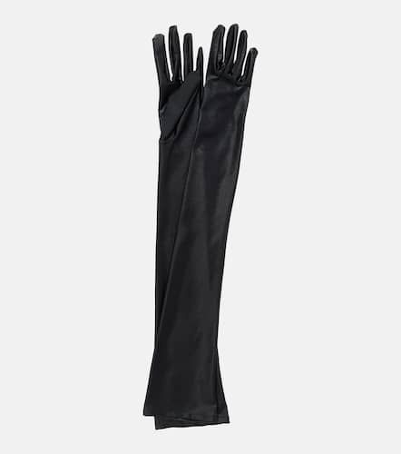 Saint Laurent Satin gloves - Saint Laurent - Modalova