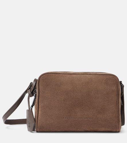 Borsa a tracolla Small in suede - Brunello Cucinelli - Modalova