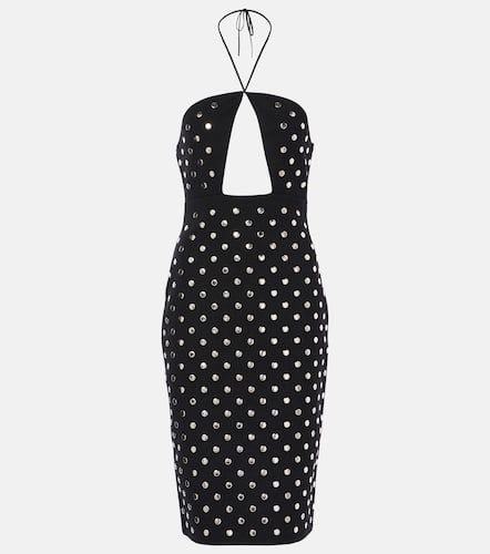 Studded cutout halterneck midi dress - Stella McCartney - Modalova